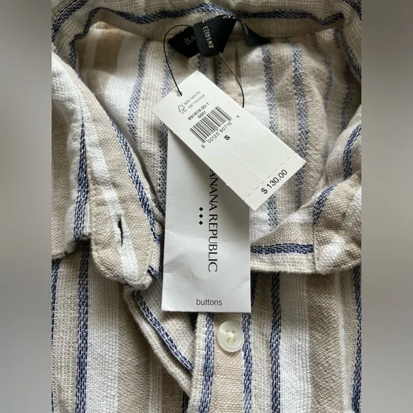 Banana Republic linen shirt dress BNWT - Picture 5 of 5